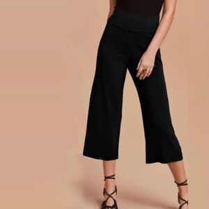 WILFRED Black Wide-Leg Pants
